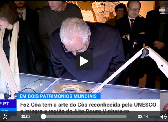 The Portuguese prime minister António Costa visits the Côa Museum